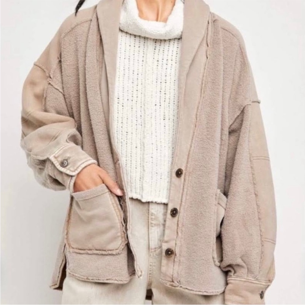 Free people Jordan jacket‎ cream beige